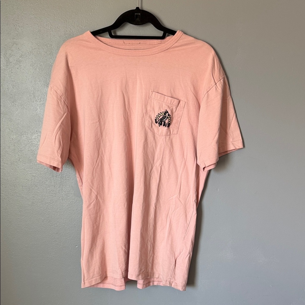 Vans‎ Men's Light Pink Short-Sleeve Pocket Tee with Small Chest Logo